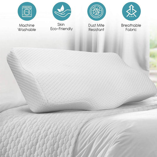 Orthopedic Neck Pillow – Deep Sleep & Pain Relief